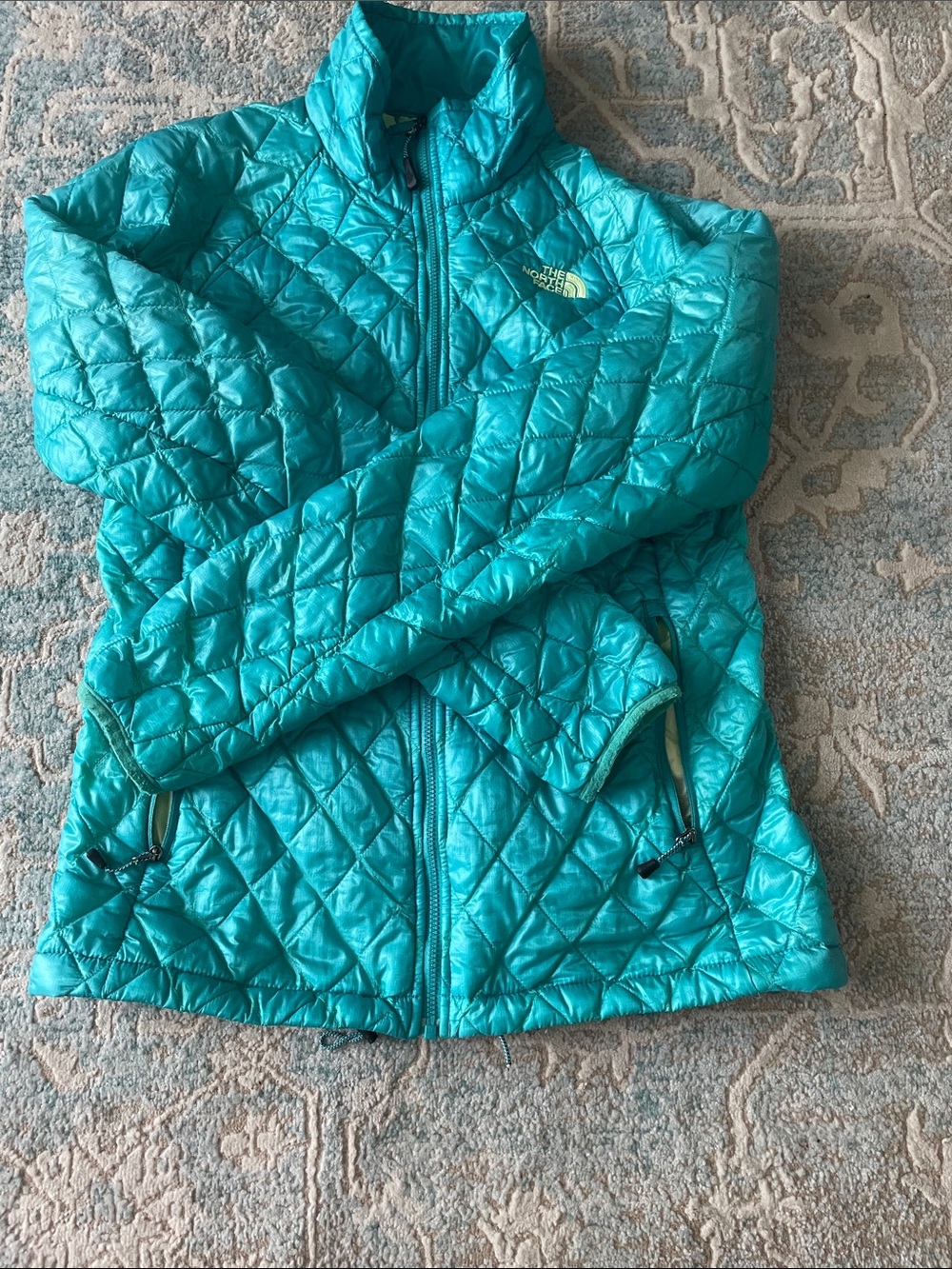 The North Face Diamond-Quilt Insulated Puffer Jacket S